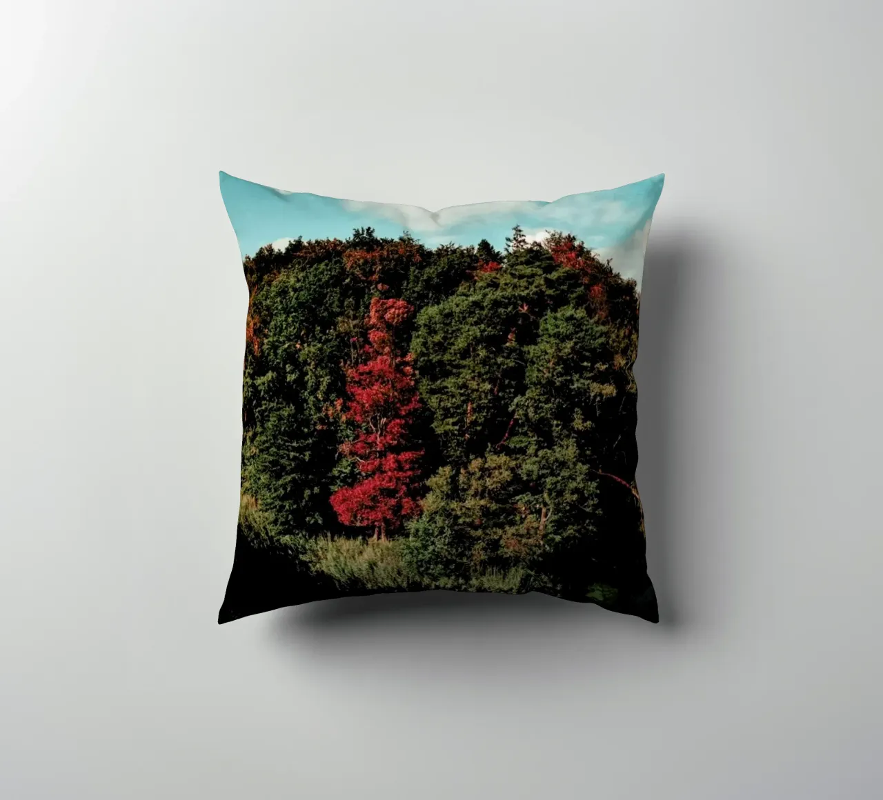 Colorful Forest cuscino da Sebastian Hilgetag