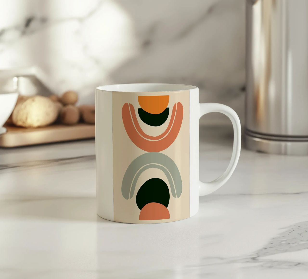 semicerchi archi forme geometriche tazza in ceramica da Matthew W Smith