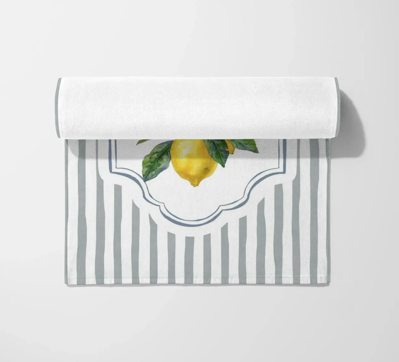 Limone e strisce telo mare da IamHomeStudio