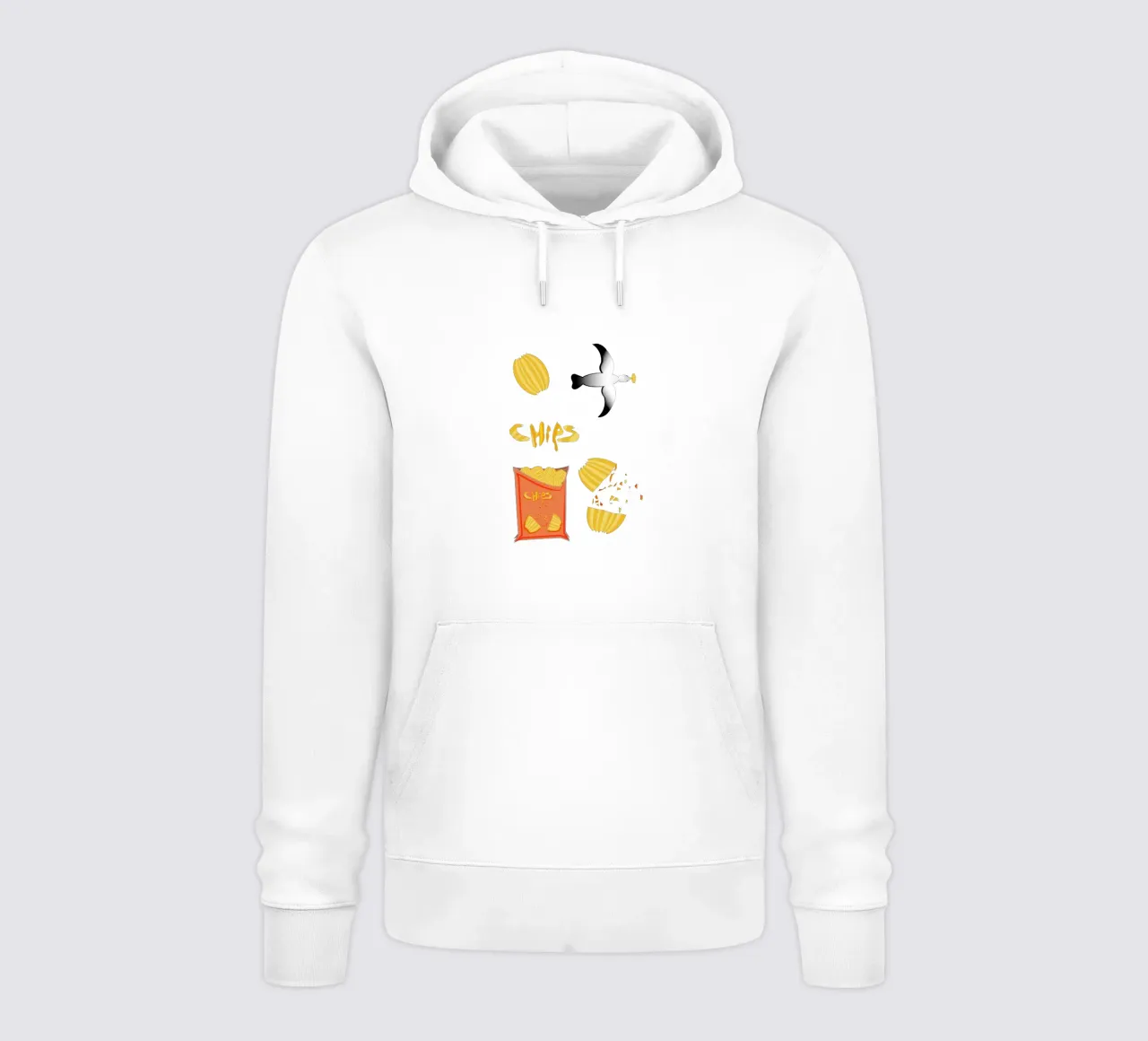 Gabbiano goloso felpa con cappuccio da Design Plaisirs
