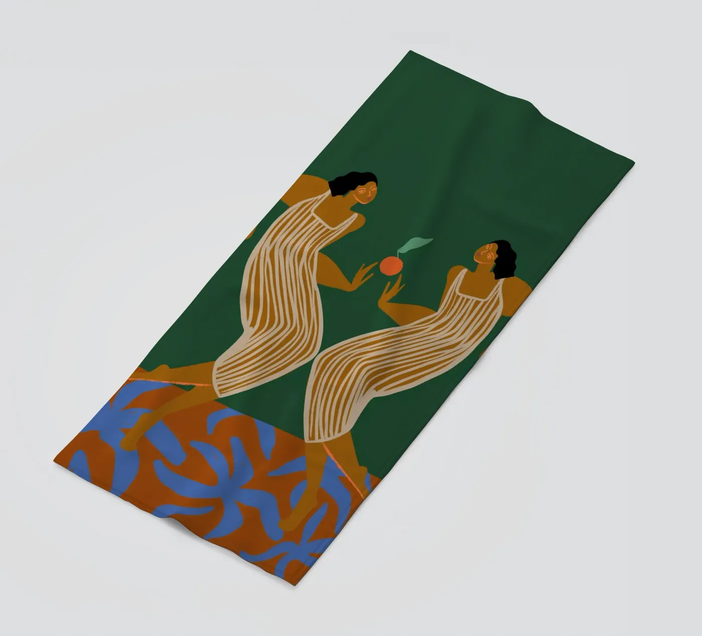 Reflection beach towel by Arty Guava