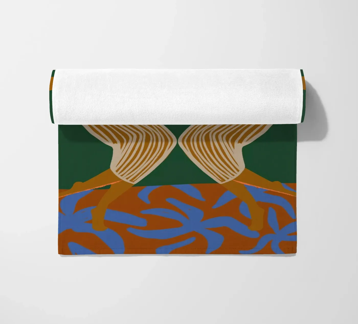 Reflection beach towel by Arty Guava