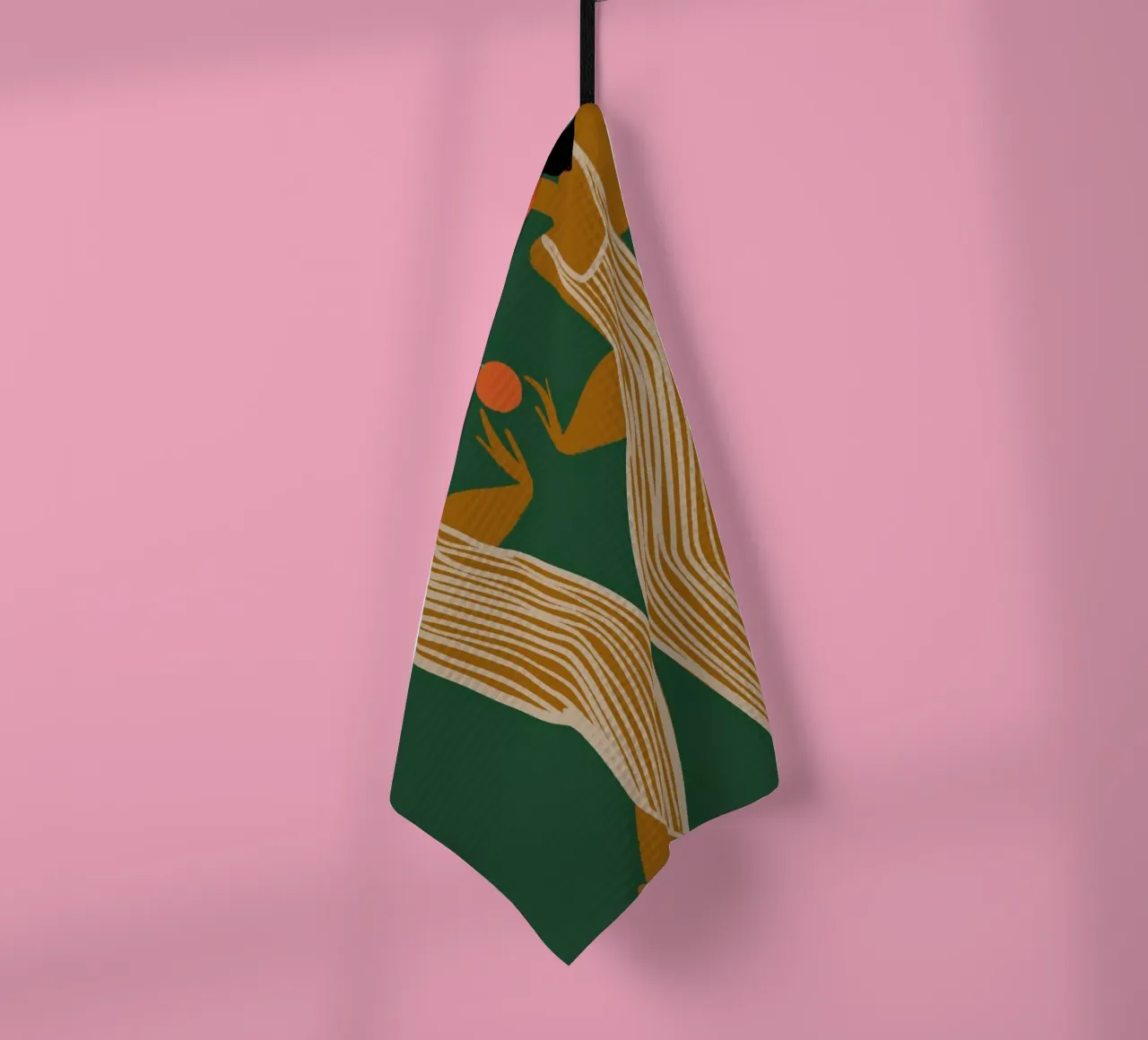 Reflection tea towel by Arty Guava