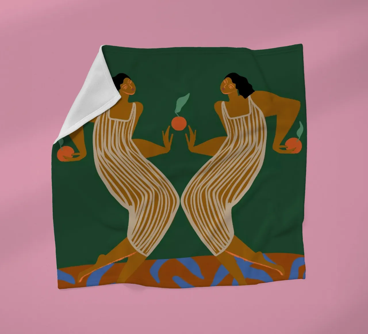 Reflection fleece blanket by Arty Guava