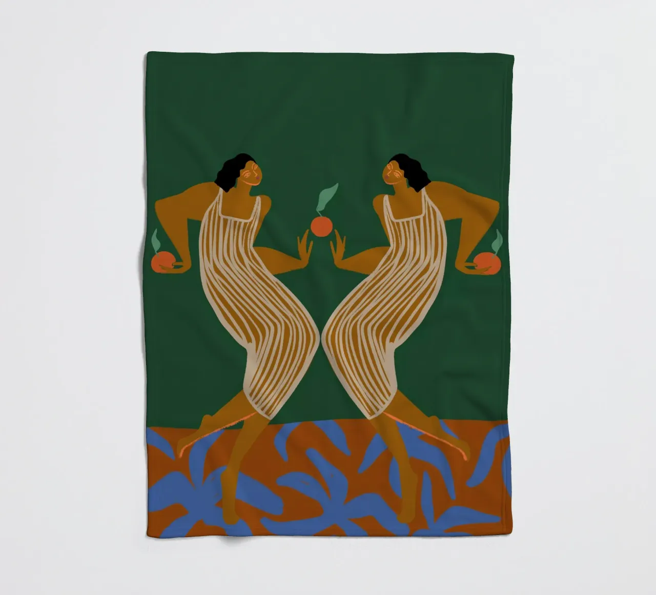 Reflection fleece blanket by Arty Guava