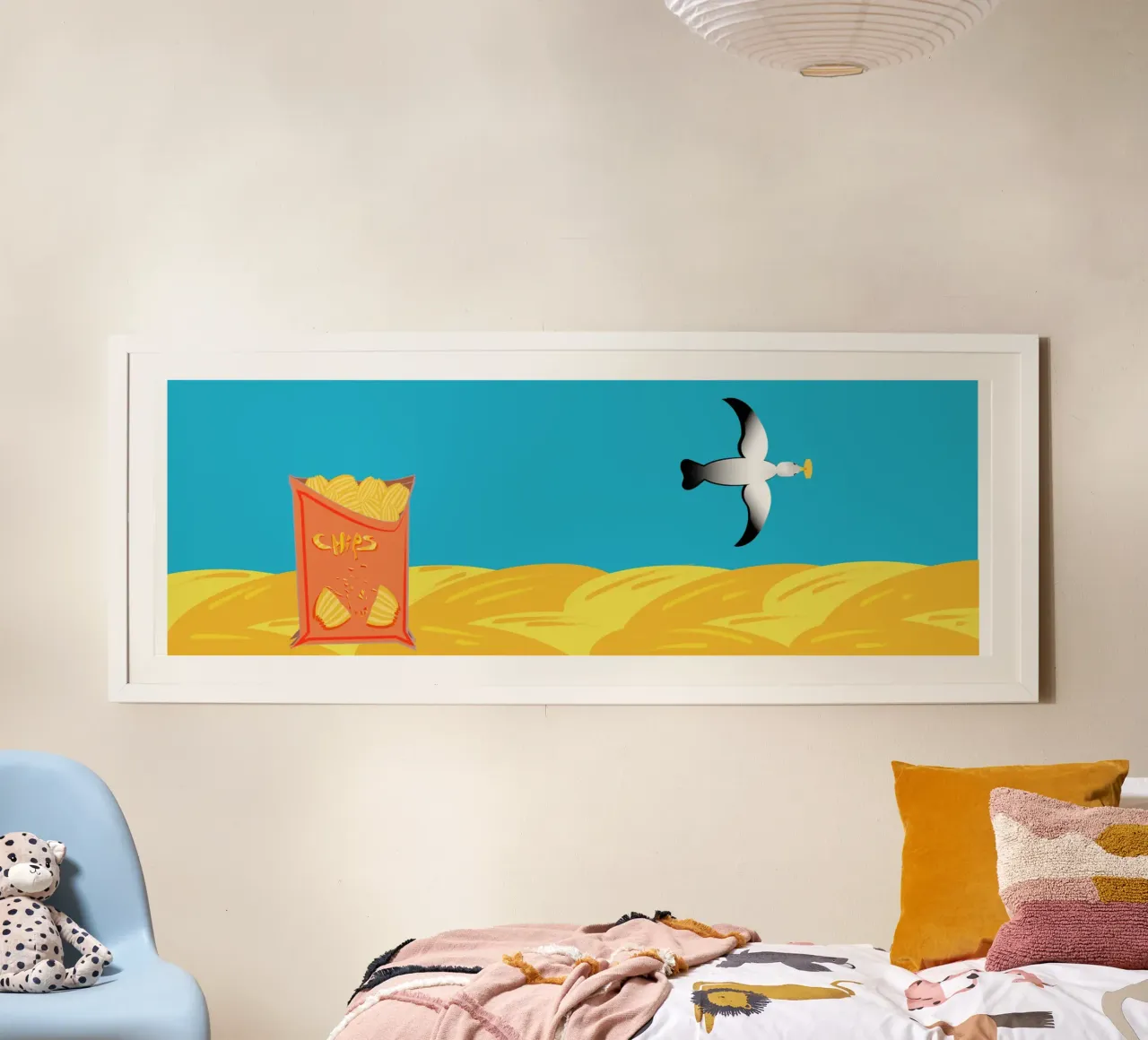 Spiaggia gourmet poster da Design Plaisirs