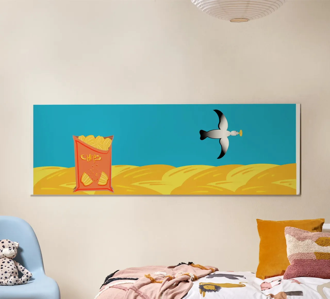 Spiaggia gourmet poster da Design Plaisirs