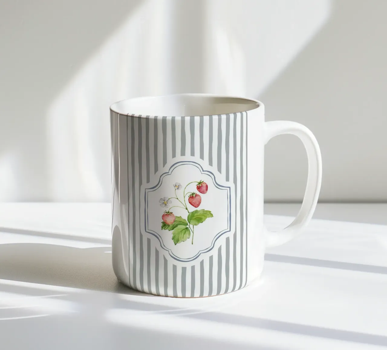 Fragola tazza in ceramica da IamHomeStudio