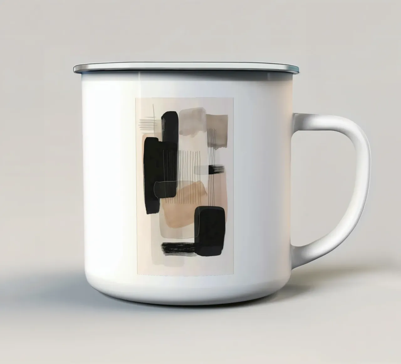 Arte da parete di Imagine tazza in smalto da Imagine