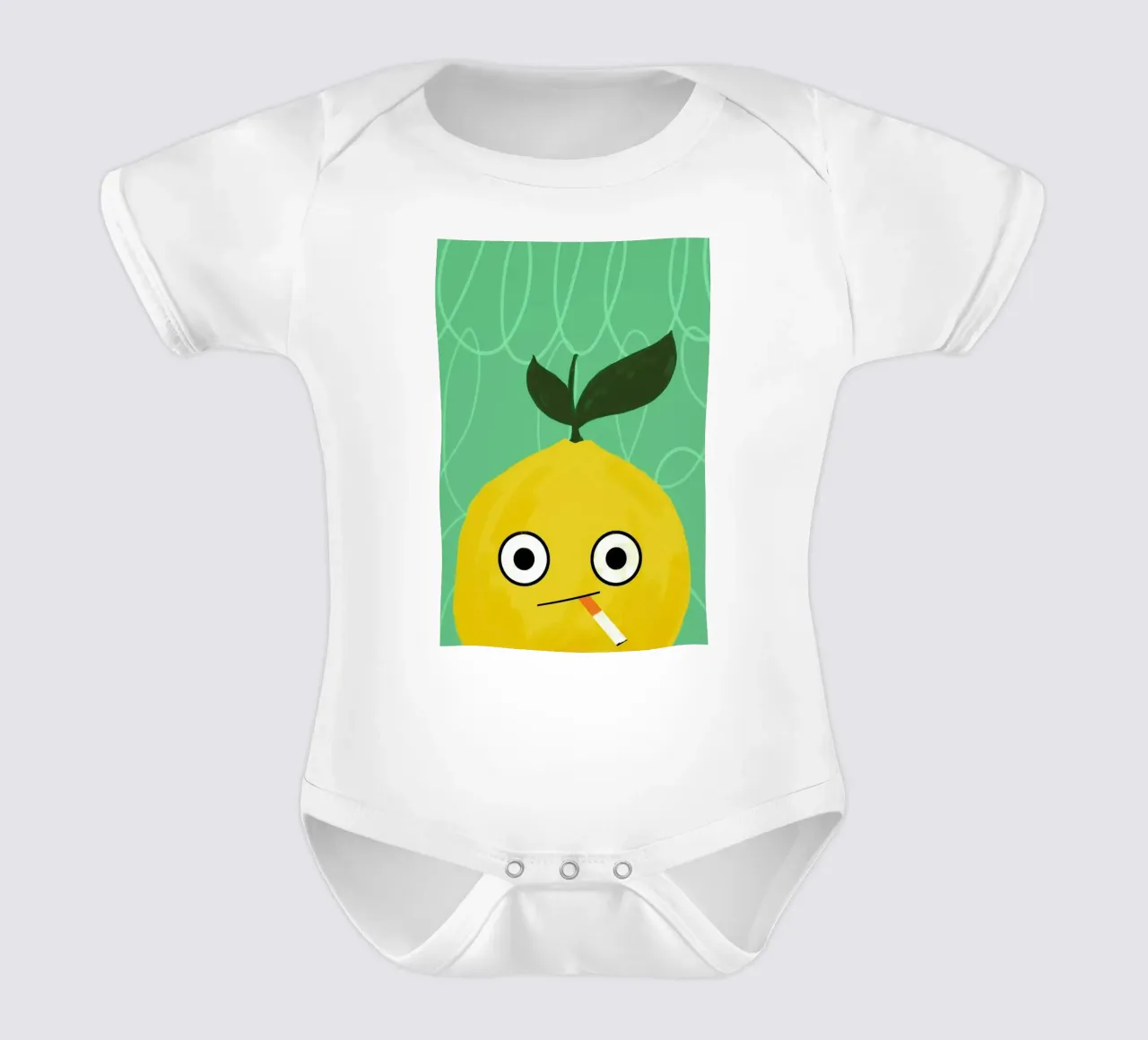 Cool Lime body neonato maniche corte da Doozal