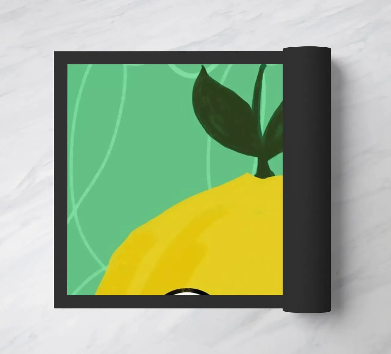 Cool Lime doormat by Doozal