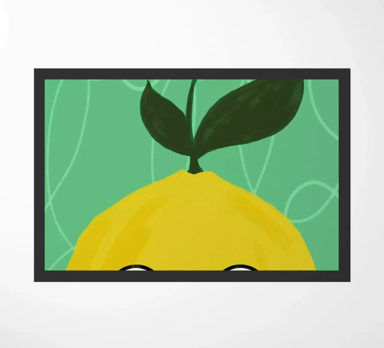 Cool Lime doormat by Doozal