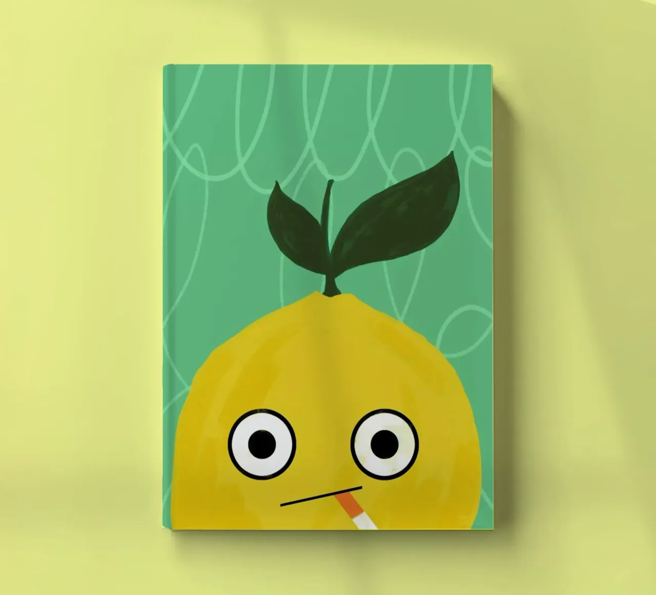 Cool Lime notebook by Doozal