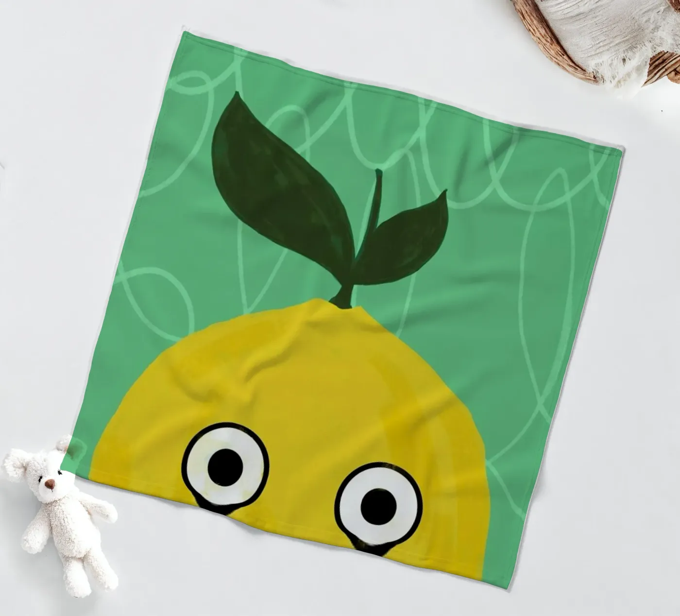 Cool Lime Fleecedecke von Doozal