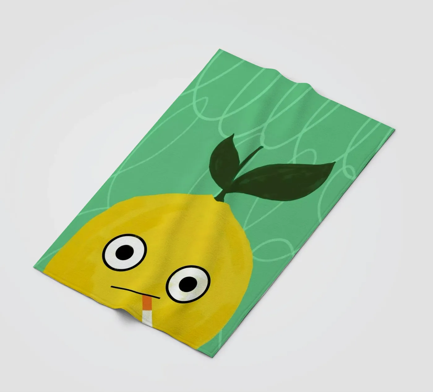 Cool Lime Fleecedecke von Doozal