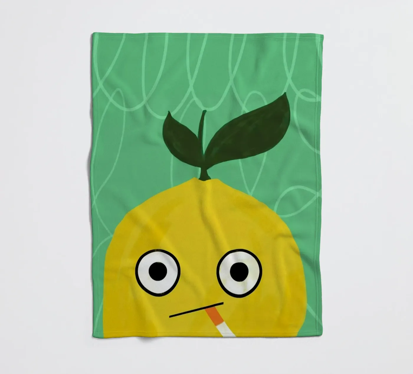 Cool Lime Fleecedecke von Doozal