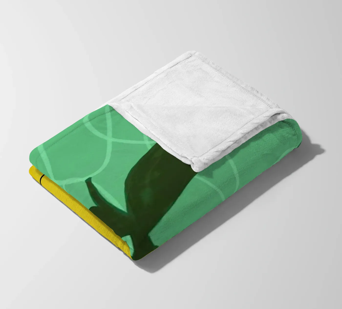 Cool Lime Fleecedecke von Doozal