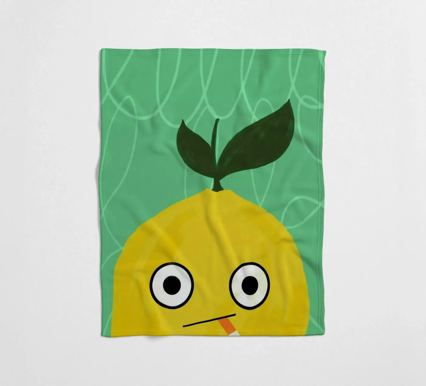 Cool Lime Fleecedecke von Doozal