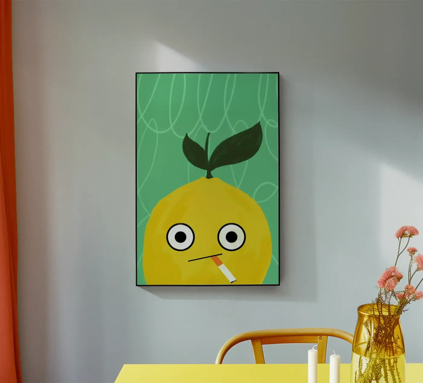 Cool Lime Acryl-Glas von Doozal