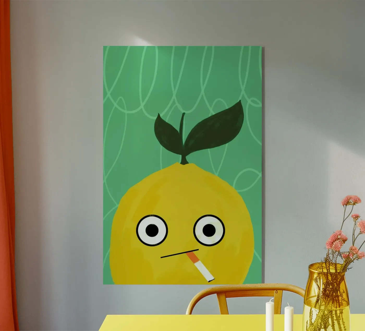 Cool Lime Acryl-Glas von Doozal