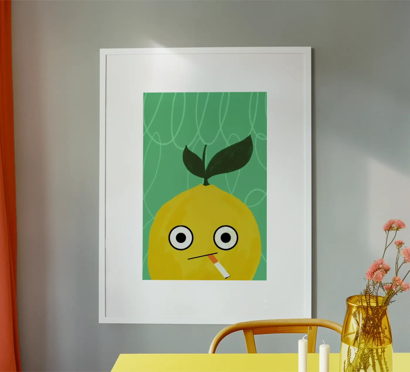 Cool Lime poster by Doozal