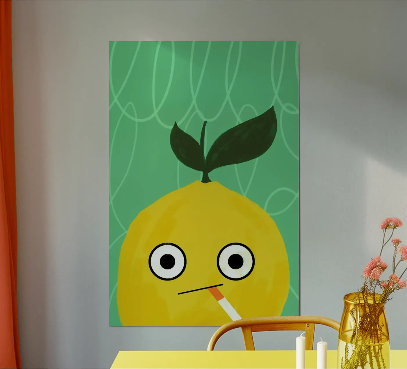 Cool Lime poster by Doozal