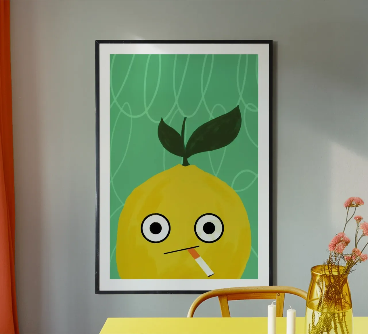 Cool Lime poster by Doozal