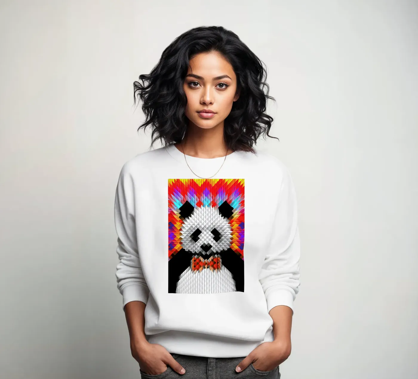 Panda sweatshirt by Ali Gulec