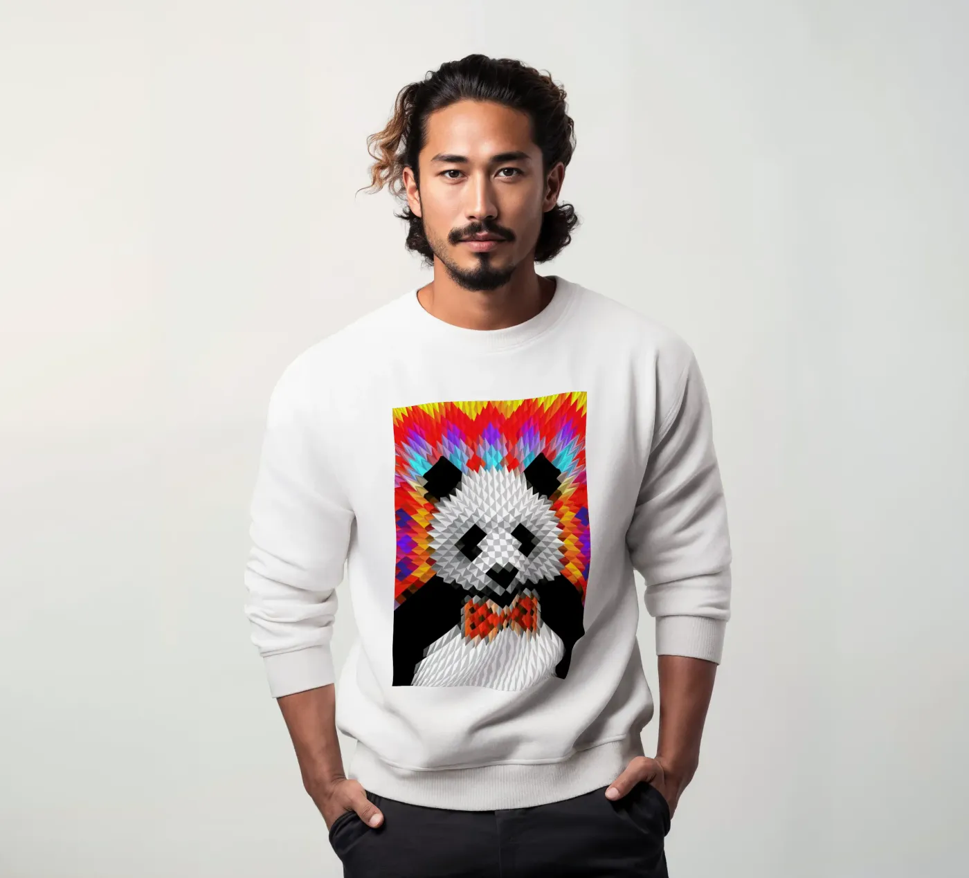 Panda sweatshirt by Ali Gulec