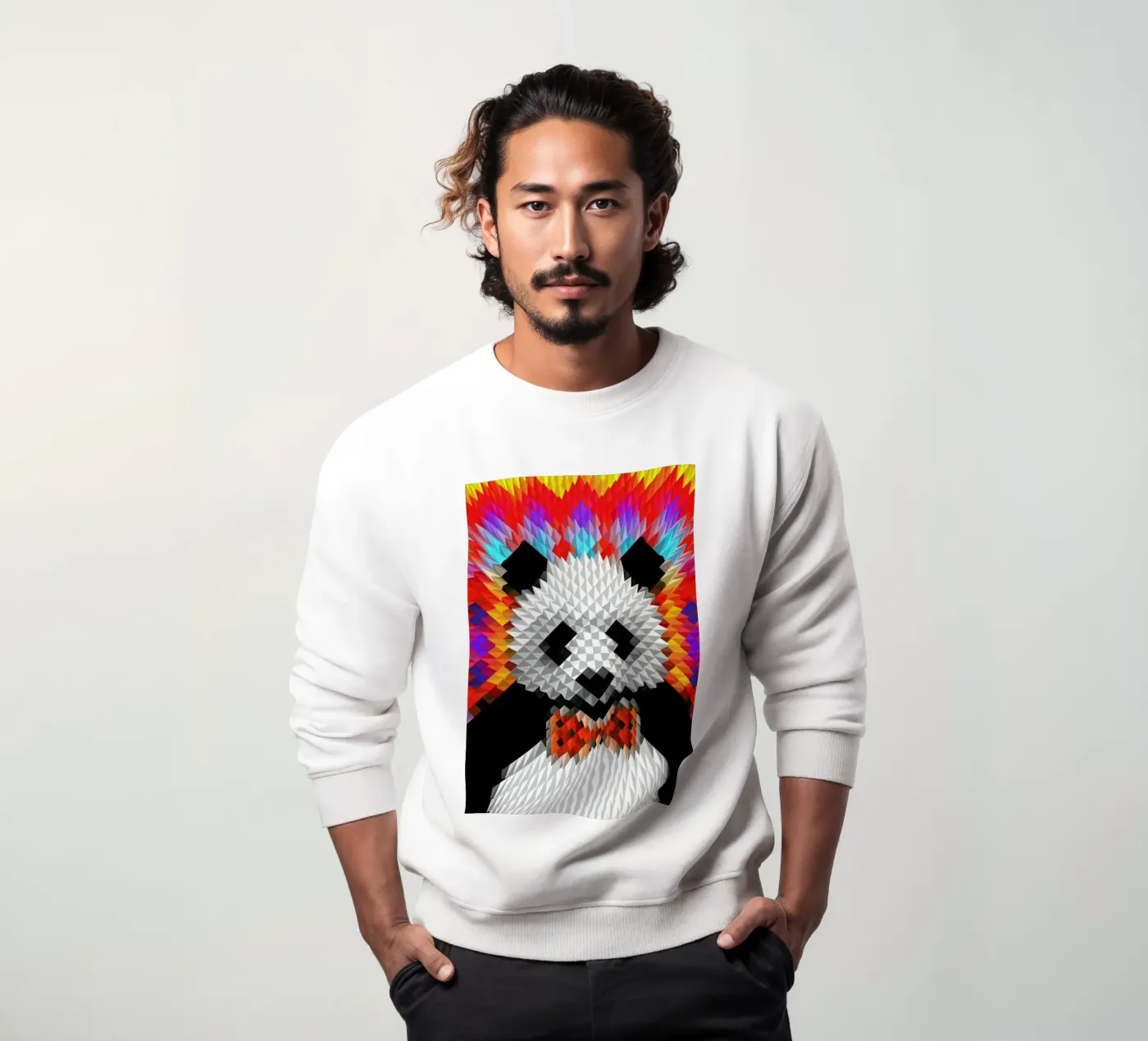 Panda sweatshirt by Ali Gulec