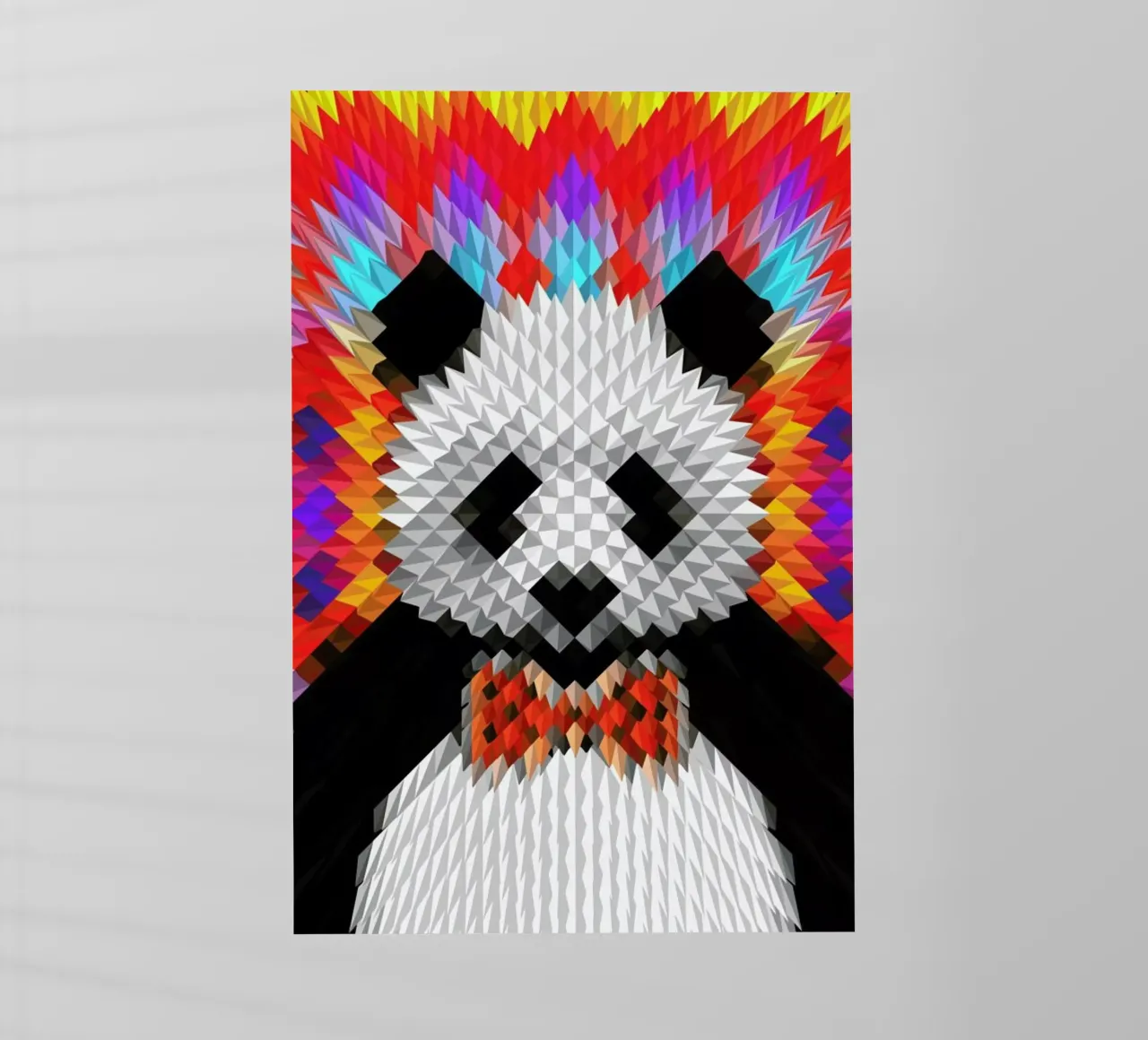 Panda pellicola backlit da Ali Gulec