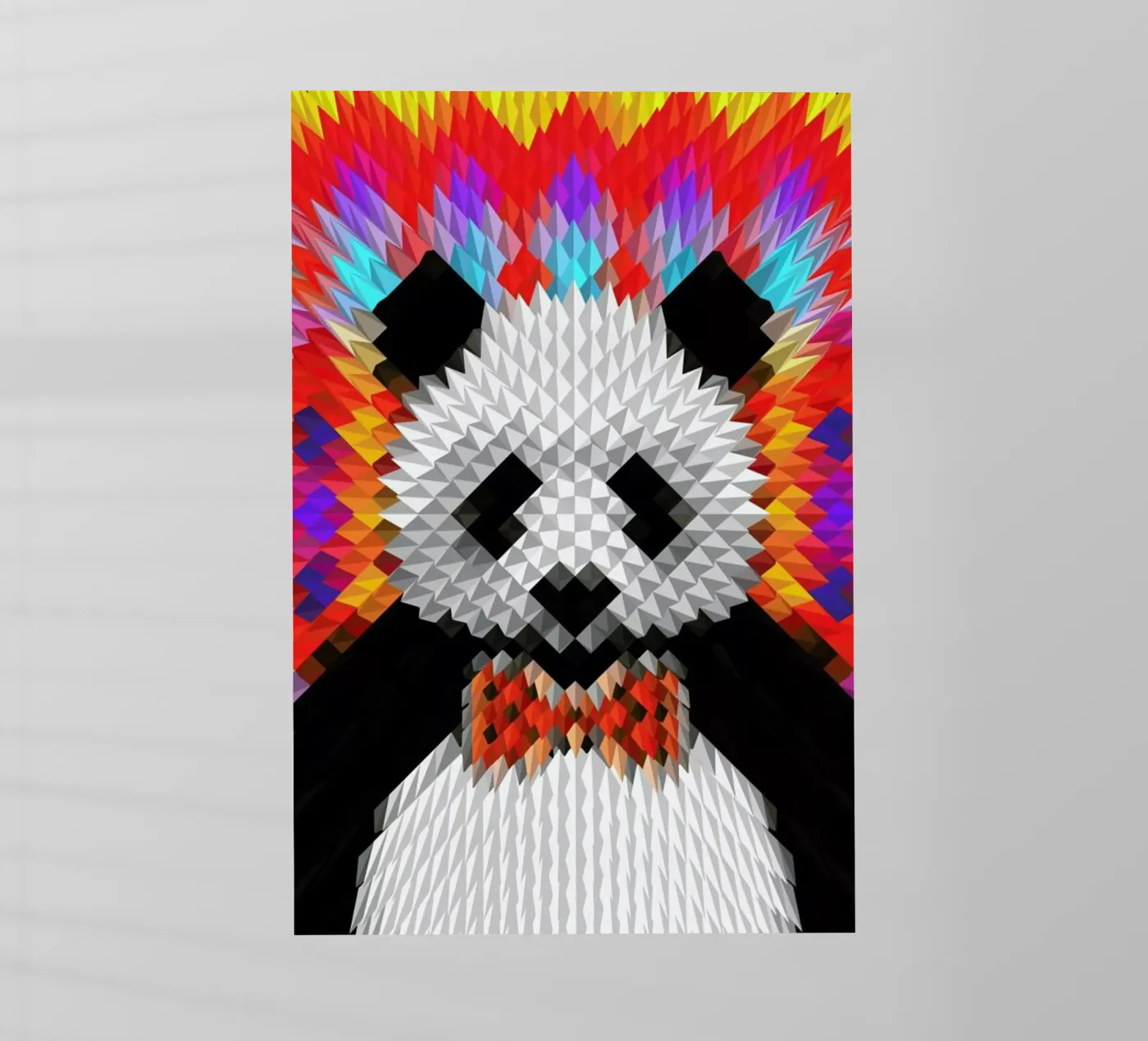 Panda backlit folie van Ali Gulec