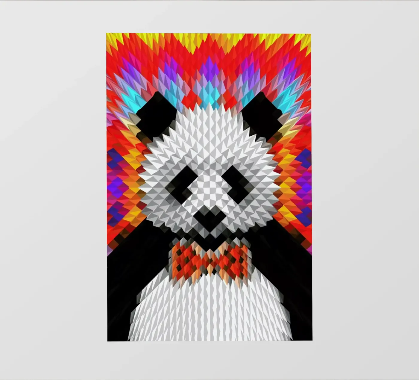 Panda backlit folie van Ali Gulec