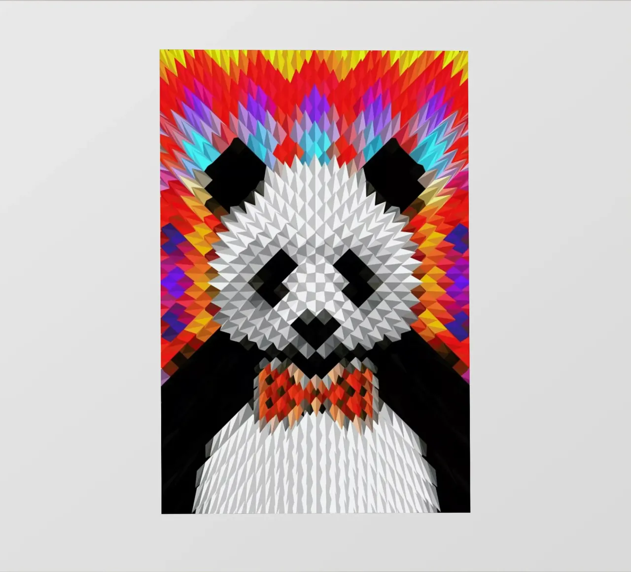 Panda pellicola backlit da Ali Gulec