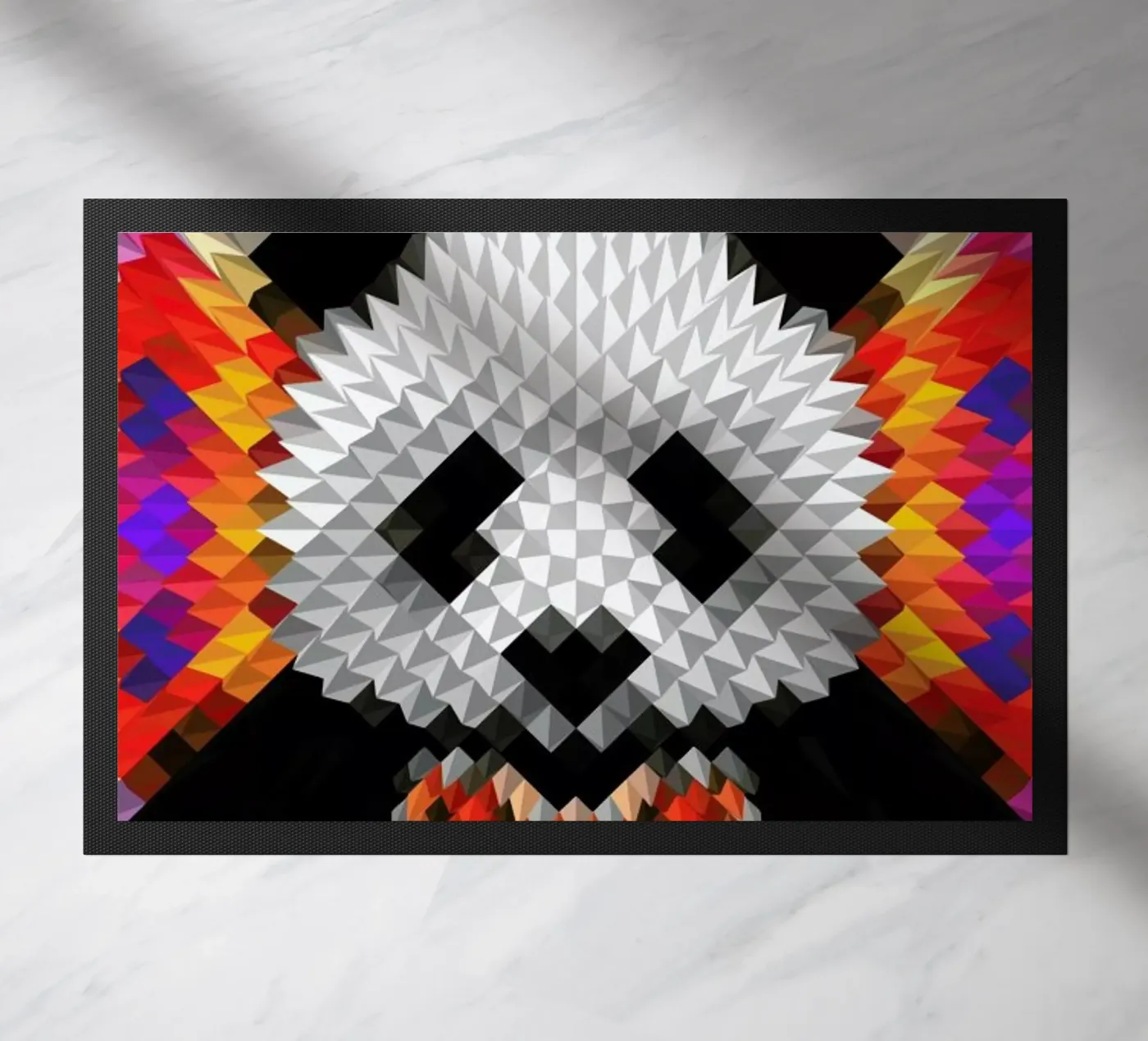 Panda doormat by Ali Gulec
