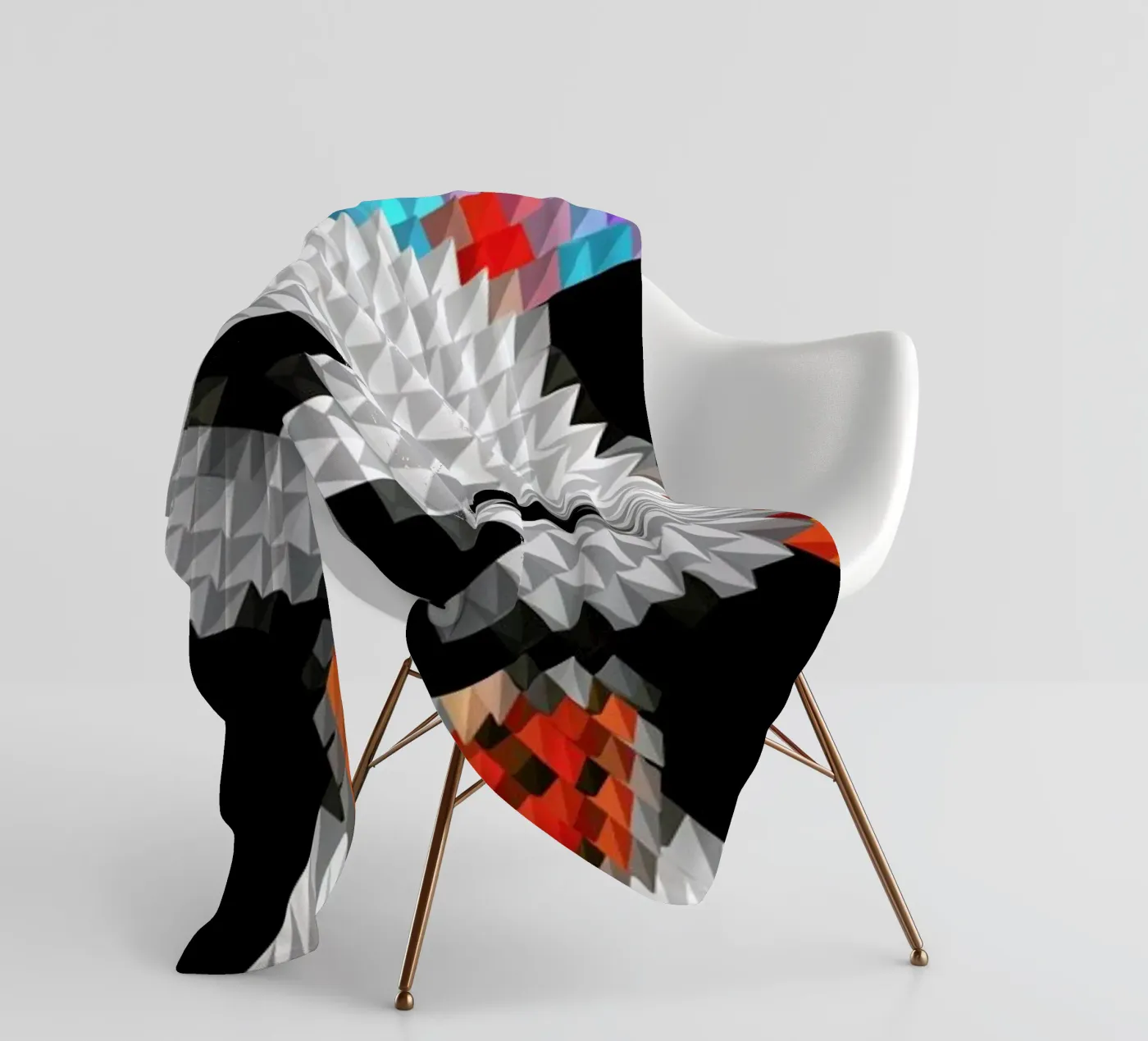 Panda Fleecedecke von Ali Gulec