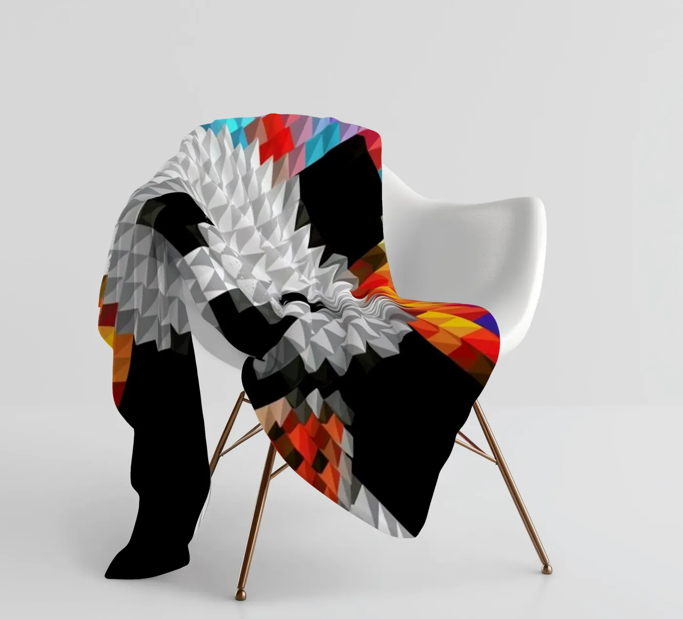 Panda Fleecedecke von Ali Gulec