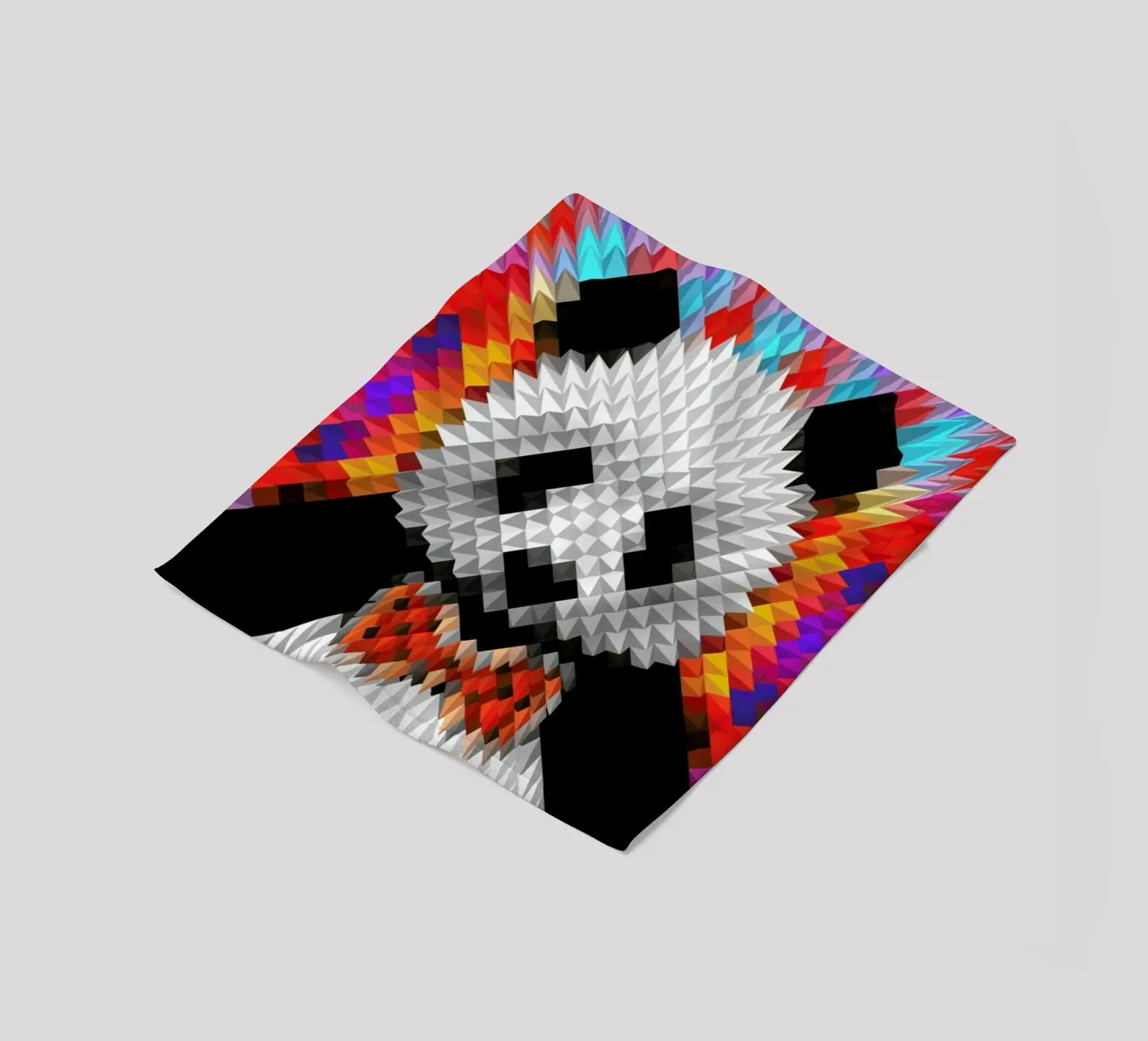 Panda Fleecedecke von Ali Gulec