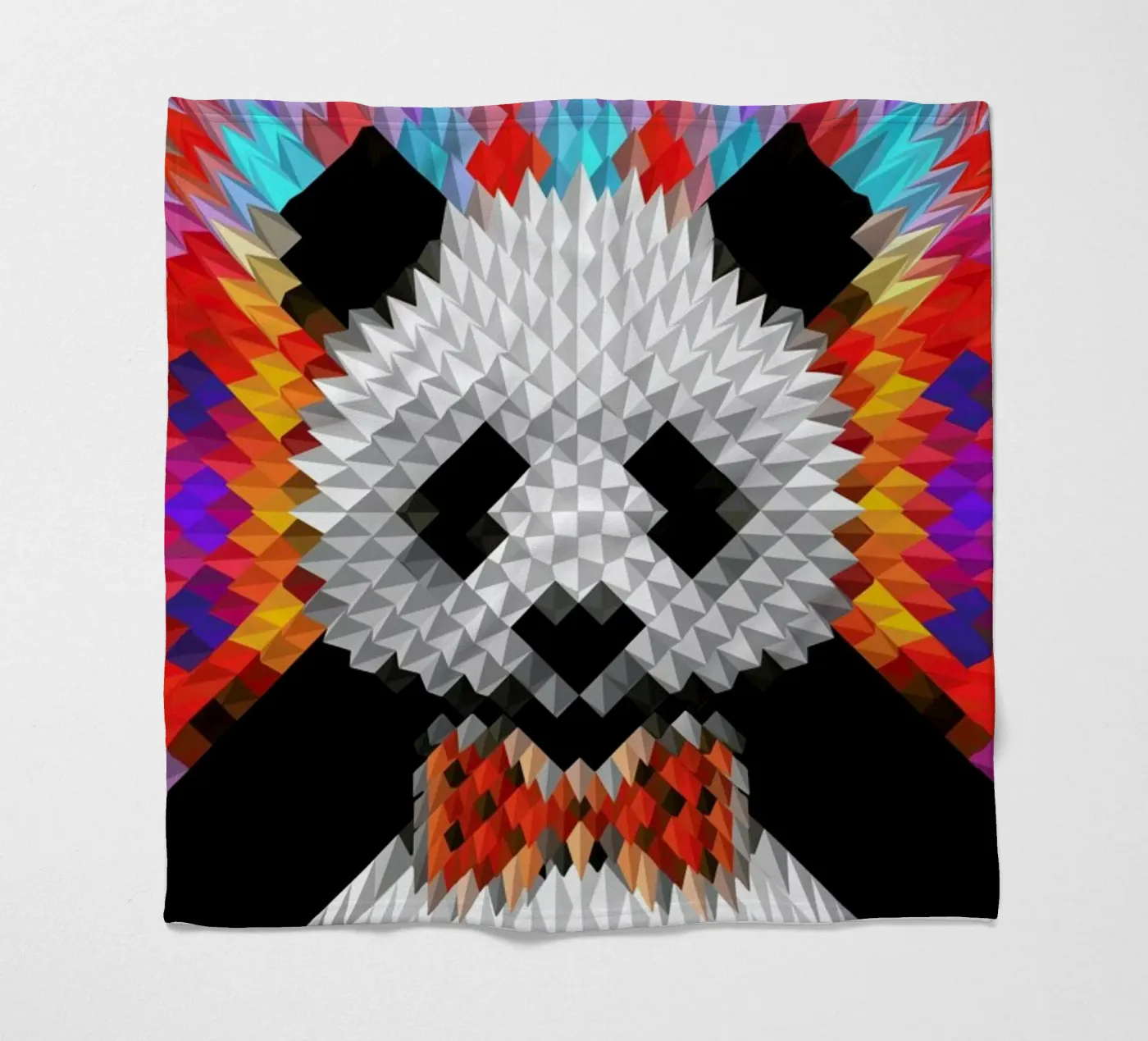 Panda Fleecedecke von Ali Gulec