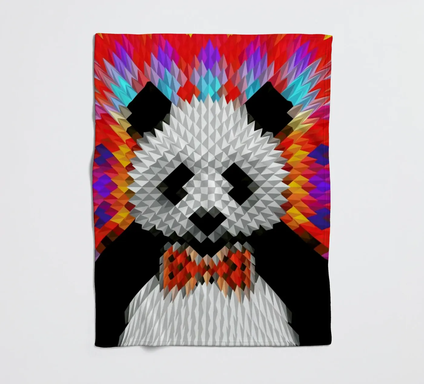 Panda Fleecedecke von Ali Gulec