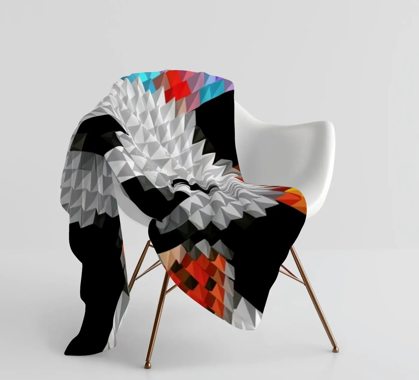 Panda Fleecedecke von Ali Gulec