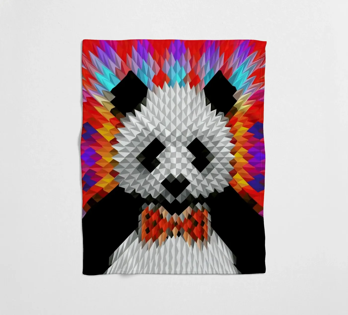Panda Fleecedecke von Ali Gulec