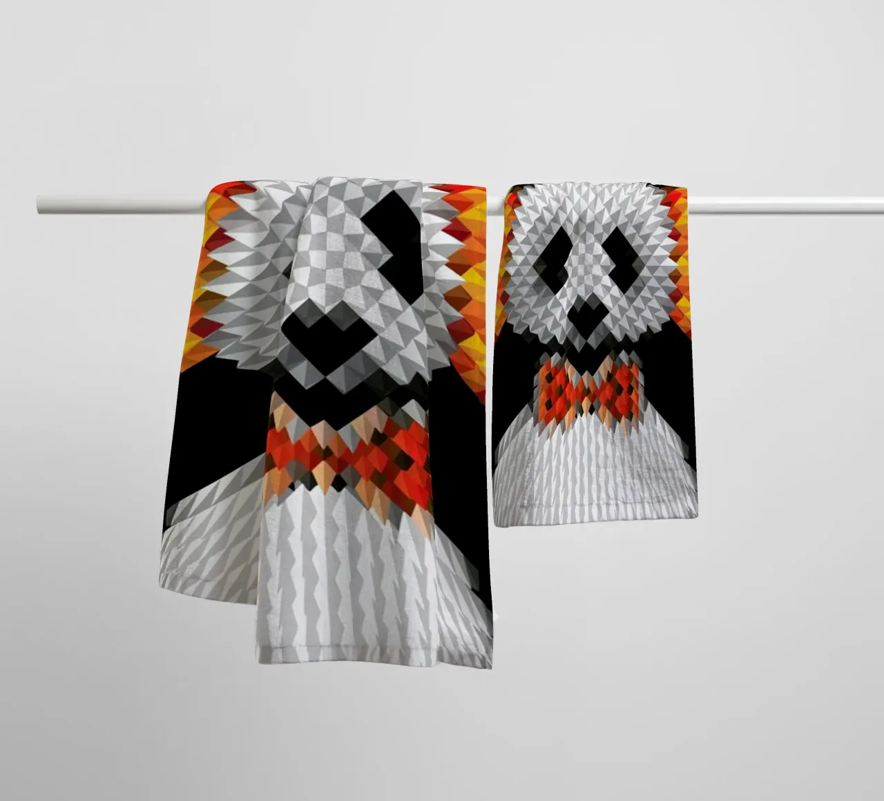 Panda badhanddoek van Ali Gulec