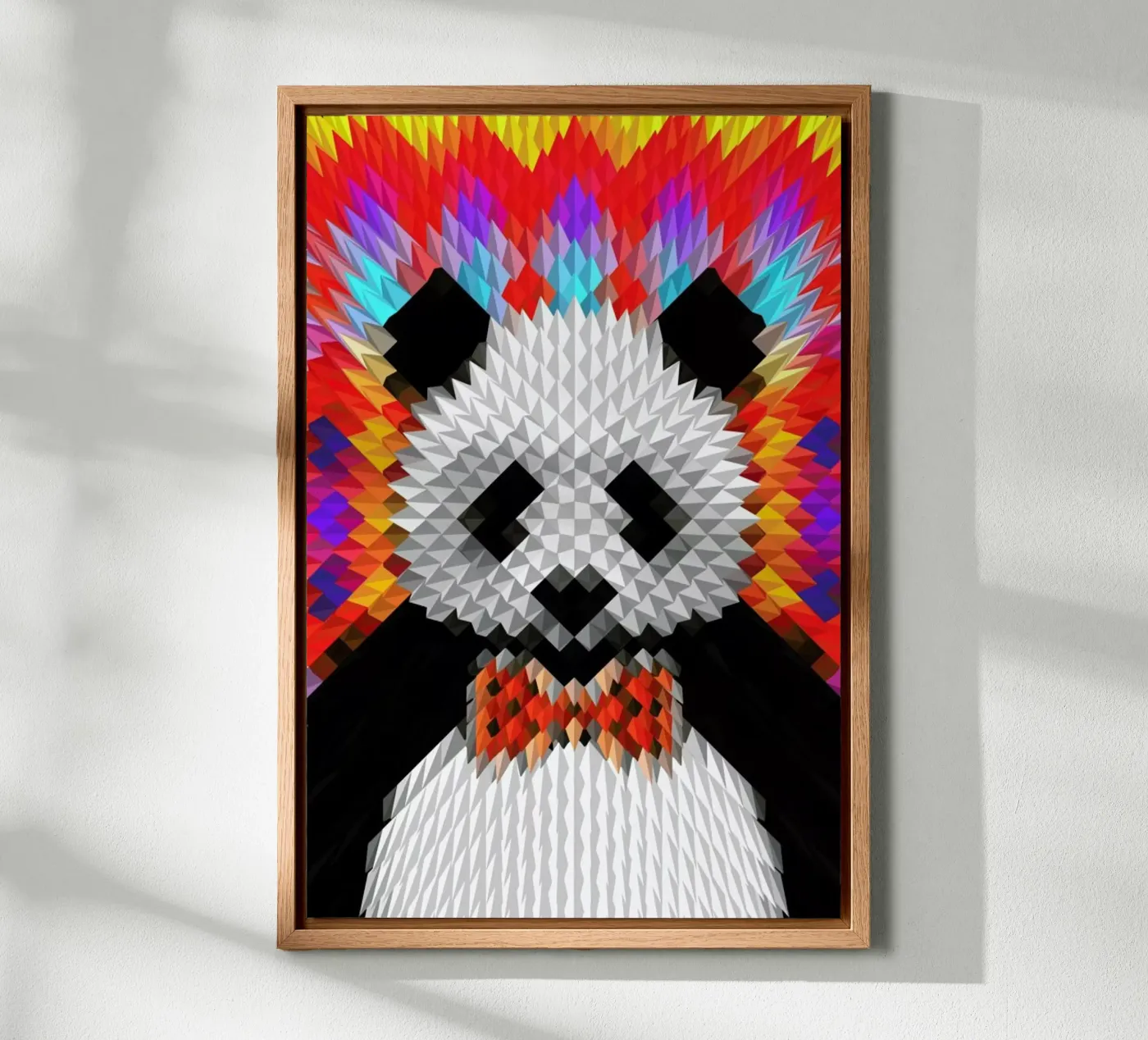 Panda canvas van Ali Gulec