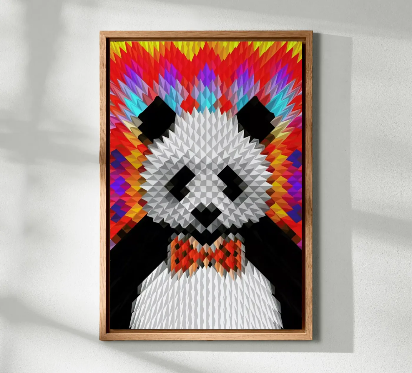 Panda Leinwand von Ali Gulec