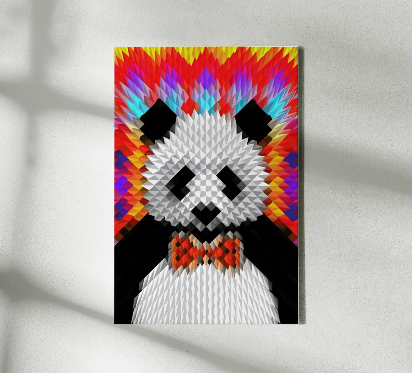 Panda canvas van Ali Gulec