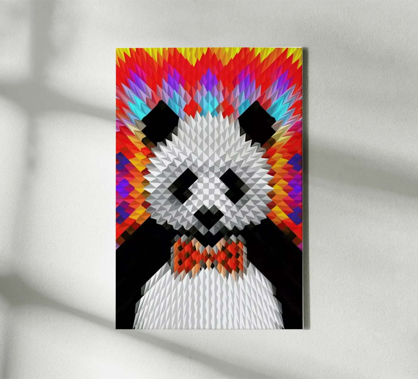 Panda Leinwand von Ali Gulec