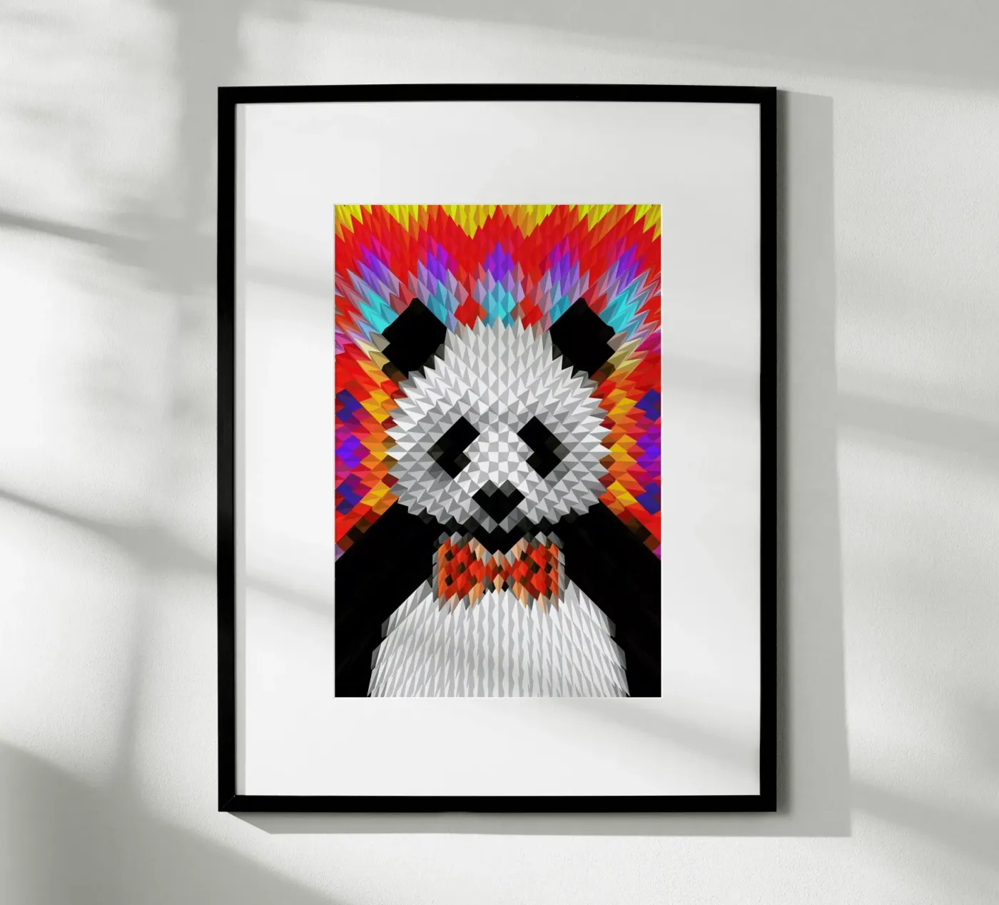 Panda Poster von Ali Gulec