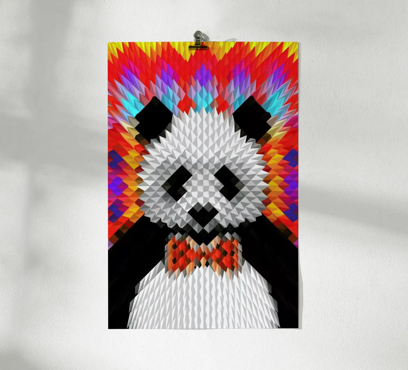 Panda Poster von Ali Gulec