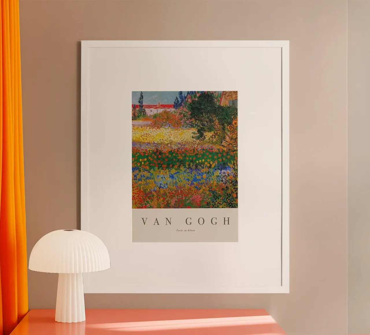 bellissimo giardino fiorito poster da Piper Shop Oke